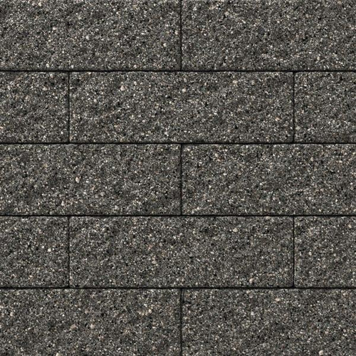 Stonemarket Rio Walling Block, Carbon, 220 x 100 x 65mm, 14.44kg