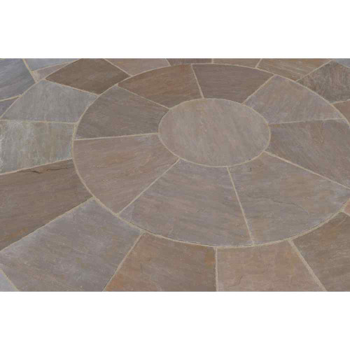 Stonemarket Marketstone Autumn/Brown Multi Complete Circle Kit 2.44M