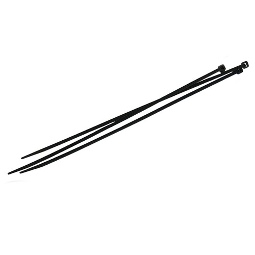 Cable Ties Black, 4.8mm x 250mm, Pack Of 100