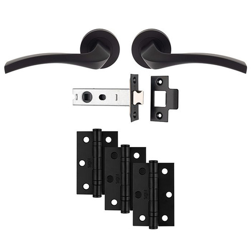 Ultimate Door Pack, Matt Black, Sines Latch Pack