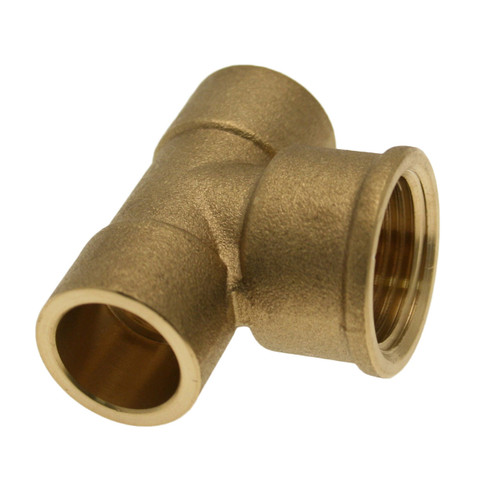 Endfeed Tee, 15mm x 15mm x 1/2