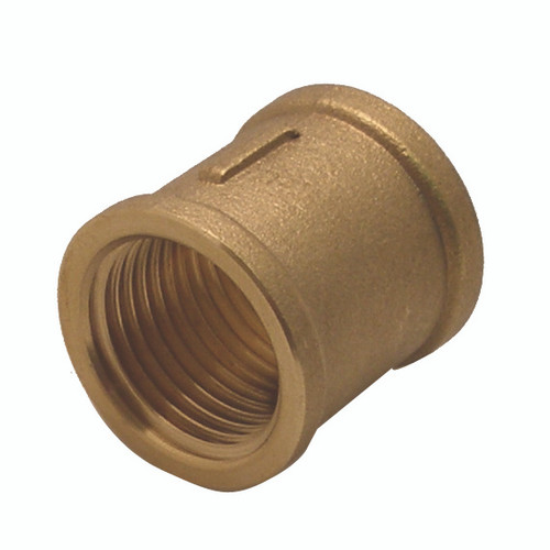 Brass Fittings F/F Socket, 1" Bsp
