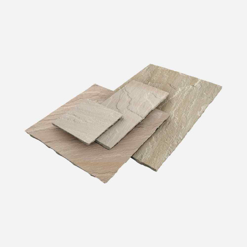 Global Stone Premium Sandstone Paving, Ravenna, Various Sizes, UKCA Approved, Project pack