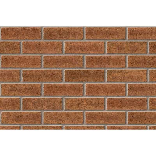 Ibstock Staffordshire Multi Rustic Facing Brick, Red, 215 x 102 x 65mm