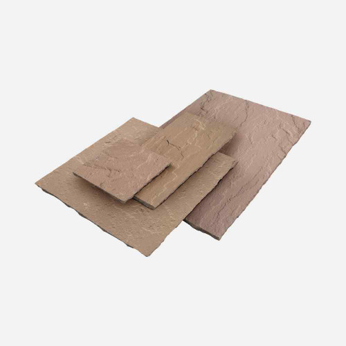 Global Stone Premium Sandstone Paving, Modak Rose, Various Sizes, UKCA Approved, Project pack