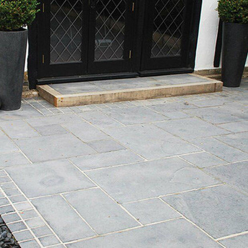 Global Stone Limestone Paving Slabs Midnight 100 x 100 x 50mm - Pack of 800
