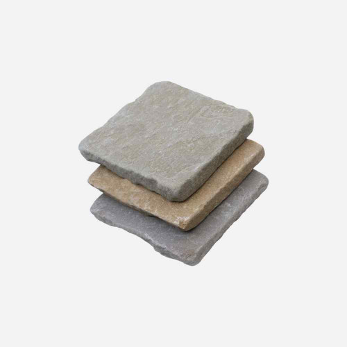 25-40mm Natural Stone Pathway Sett 140mm x 140mm 15.86m2 Project Pack - Mixed Colours