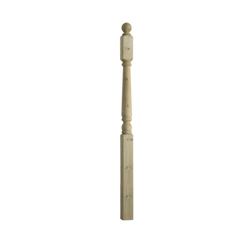 Cheshire Mouldings 1500mm Decking Newel Post Including Cap