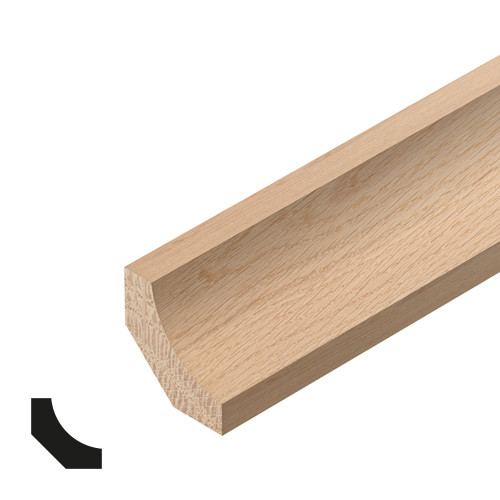 Oak Scotia 15mm x 15mm x 2.4m