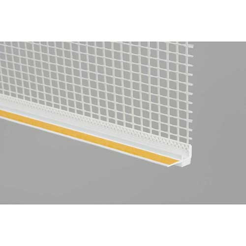 Atlas Pvc Window Profile Bead 6mm With Mesh 2.5m