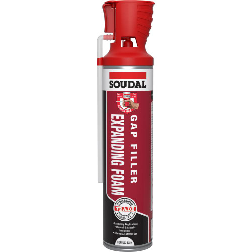 Soudal Gap Filler Expanding Foam Genius Gun, 600 ML