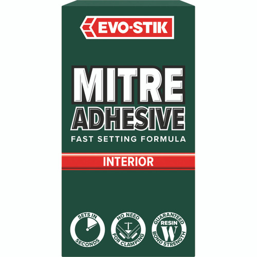 Evo-Stik Rapid Mitre Fix Adhesive Kit, Aerosol, 50g