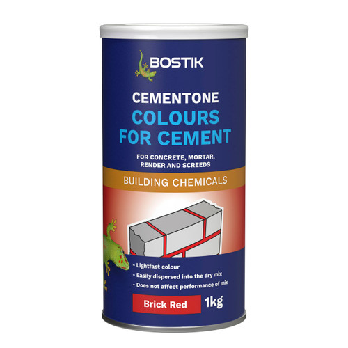 Bostik Cementone Powder Cement, Brick Red, 1 KG