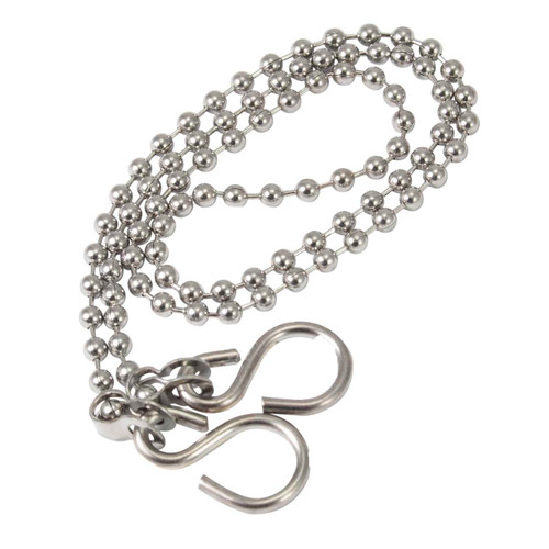 Embrass 18 Cp Ball Link Bath Chain & S Hook