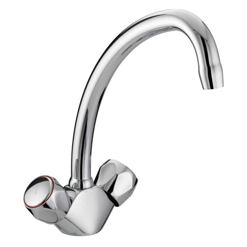 Bristan Club Budget Monobloc Sink Mixer Chrome With Metal Heads
