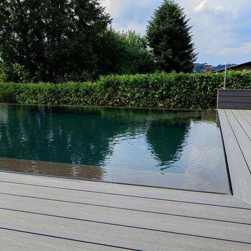 Ultrashield 23mm x 138mm x 3.6m Graphite Grey Solid Edge Composite Decking Board