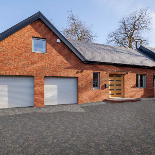 Bradstone Woburn Rumbled Block Paving 200mm x 134mm Graphite?