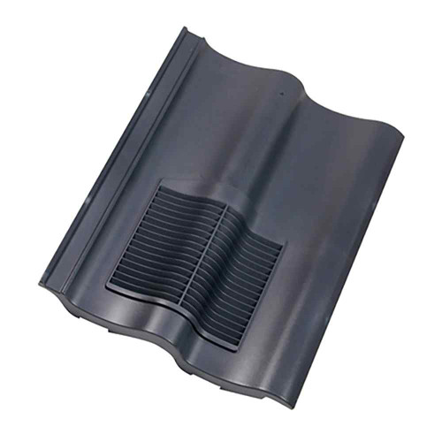 Klober Double Pantile Tile Vent, Profile-Line, Slate Grey