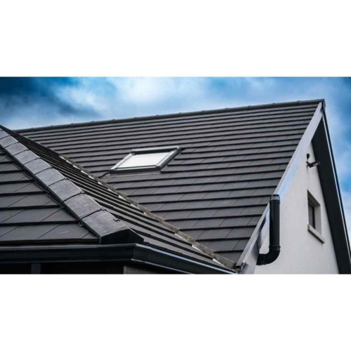 Breedon Half Round Ridge Tile, Antique Red