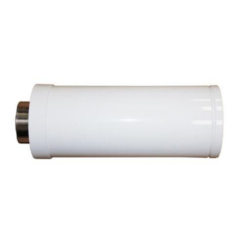 Grant Stainless Steel Powder Coated White Flue Extension, 450mm, 2.43kg