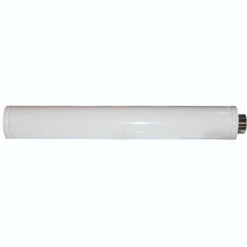 Grant Flue Extension, 950mm, 5.43kg, Stainless Steel, White, 1 Year Warranty