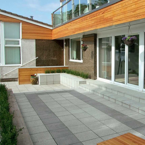 Argent Coarse Paving Light 600mm x 450mm x 38mm