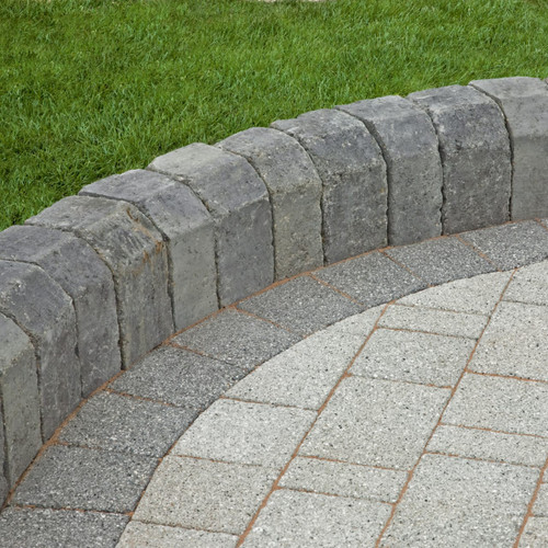 Tegula Kerb 90 Degree Ext Return Pennant Grey
