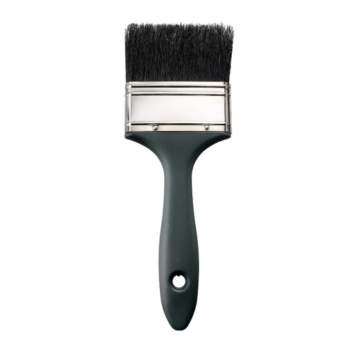 Extra Wood Handle Paint Brush, Natural Bristle, 75mm Width, 76.2mm Bristle Width