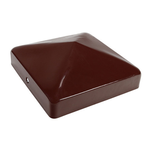Fence Post Cap - Oxide Red 100 mm