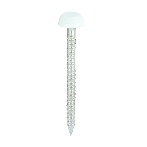 White Polyhead Pins, 30mm, Box of 250