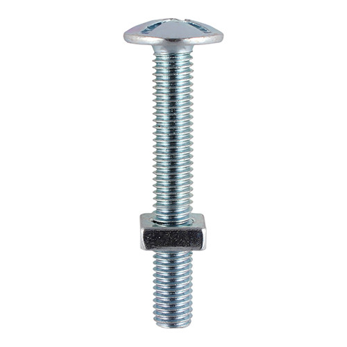 Roofing Bolt and Nut, M6 x 50mm