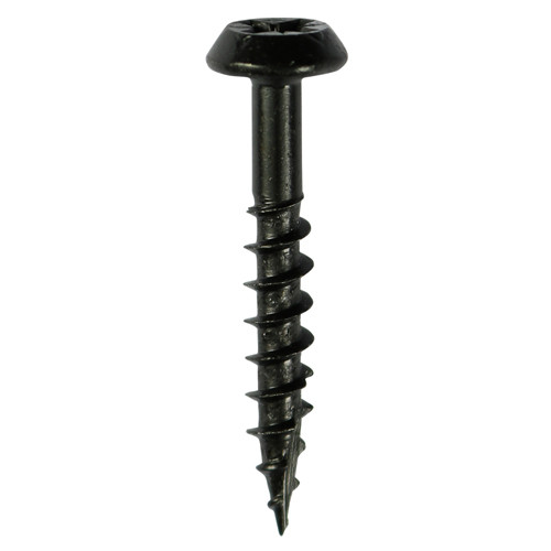 Classic Rainwater Screw, 5mm x 25mm, Black