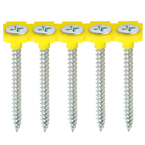 Collated Drywall Screw Fine Zinc, 3.5 x 42mm, Box Of 1000
