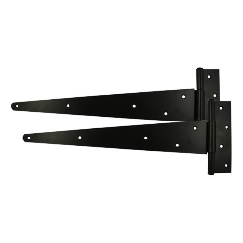 Strong Tee Hinges, Black, 45cm