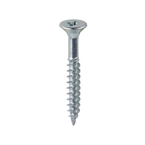 Box of 200, 10 x 1 1/2" Bzp Twin Screws