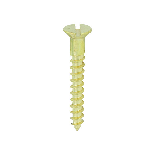 Box of 200 Brass Screws, 8 x 1 1/4"