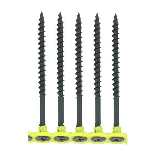 Collated Drywall Screw Coarse Black, 4.2mm x 75mm, Box of 500