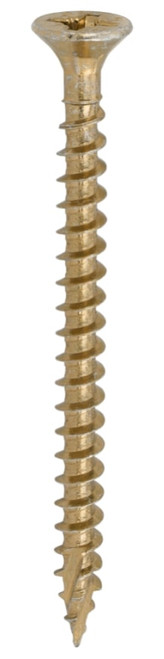 C2 Screws Pz3 Csk-Zyp, 6.0 x 80mm, Box of 200