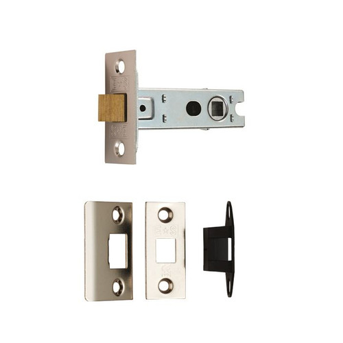 Sterling Bolt Thru Mortice Latch, 2.5, Nickel