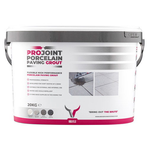 Nexus Pro Surfacing ProJoint Porcelain Grout, Neutral Buff, 20kgt