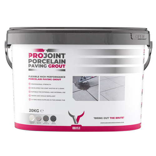 Nexus Pro Surfacing ProJoint Porcelain Grout, Basalt, 20kg