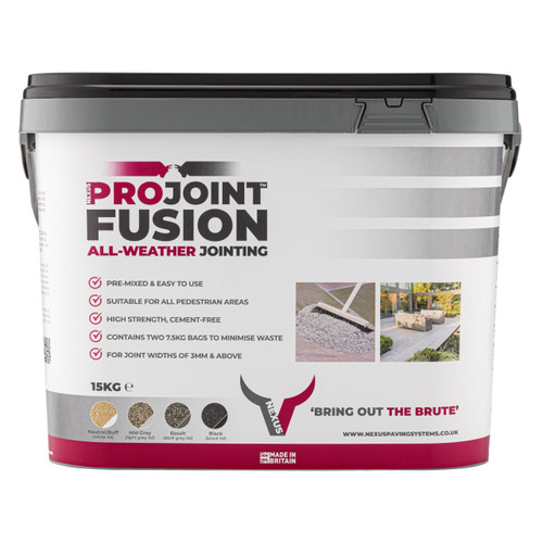 Nexus Pro Surfacing Systems ProJoint Fusion Black Paving Compound, 10 x 25mm, 15kg
