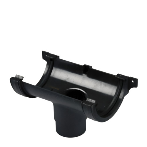 Brett Martin C/I Style Round Gutter Running Outlet, 112mm