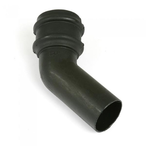 Brett Martin Cascade, Cast Iron Style Round Downpipe Spigot Bend, 68mm, 135 Degrees