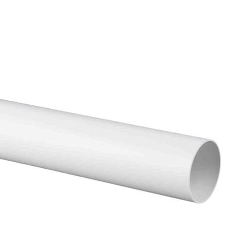 Brett Martin 68mm Round Downpipe, 2.5m, Arctic White