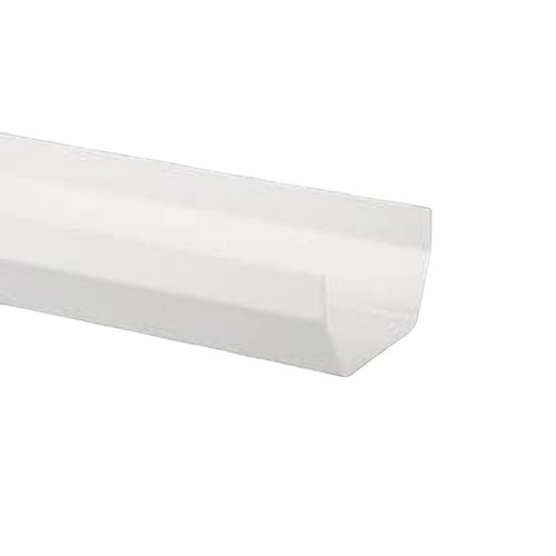 Brett Martin 114mm Square Gutter, 4m, Arctic White