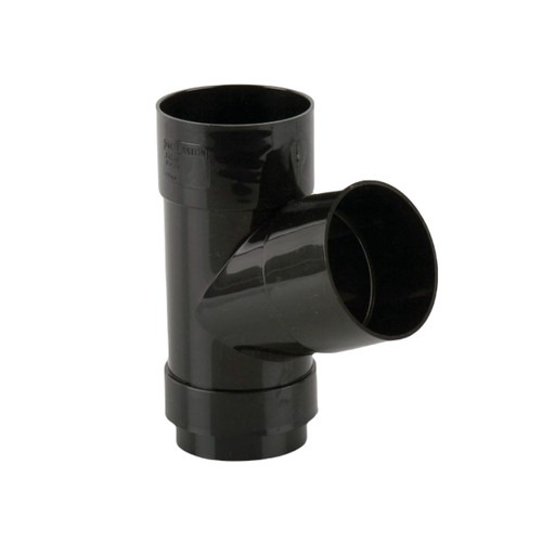 Brett Martin 68mm Round Downpipe Branch, Black