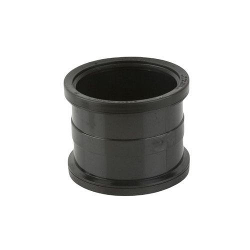 Brett Martin 110mm Soil Double Socket Pipe Coupler, Black