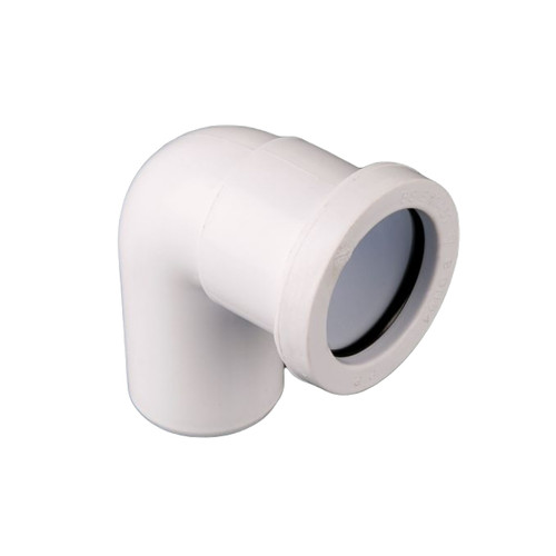 Brett Martin 32mm Push Fit Waste Conversion Bend, 90 Degrees, White