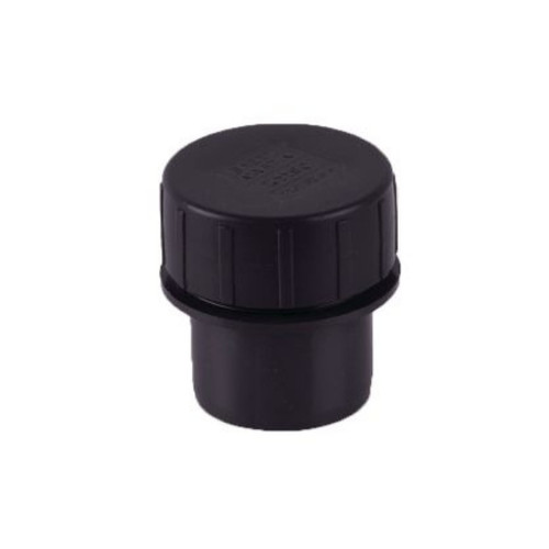 Brett Martin 50mm Solvent Mupvc Waste Access Plug, Black